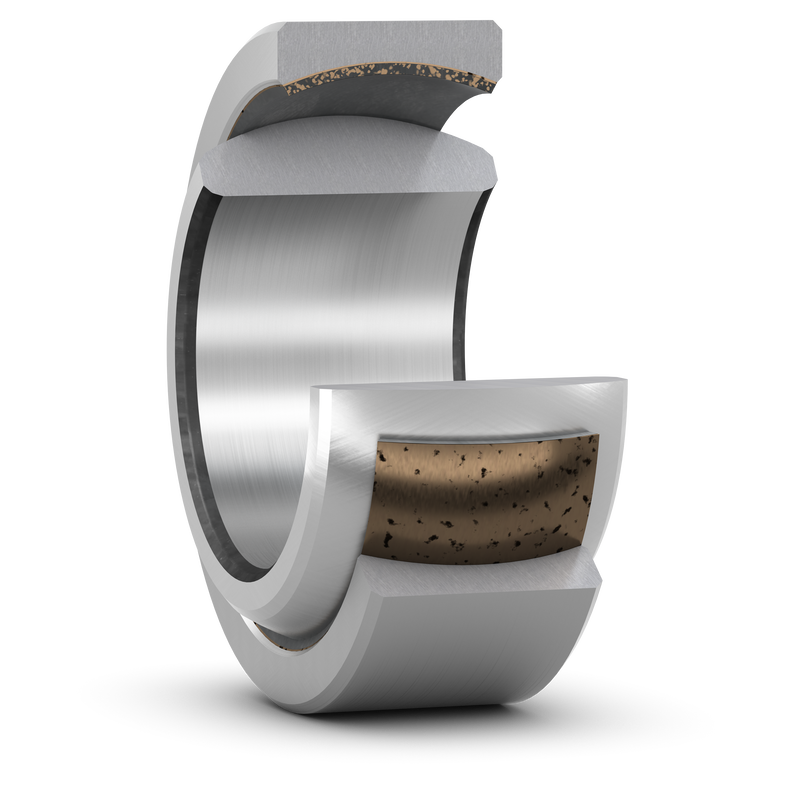 GE 17 CRadial spherical plain bearing, maintenance-free, metric sizes
