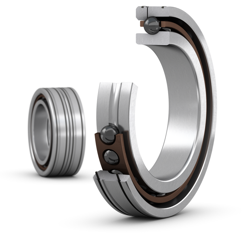 7007 CE/HCP4AL1DBAMatched set of two super-precision, high-speed E design, single row angular contact ball bearings