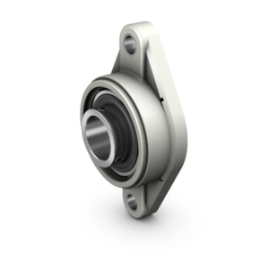 FYTWK 50 LTAOval flanged ball bearing unit with set screw locking and extended inner ring, composite housing, Food Line