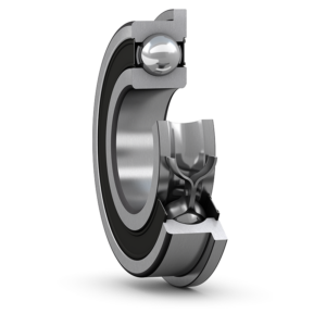 W 61700 XR-2RS1Stainless steel deep groove ball bearing with flanged outer ring and integral sealing