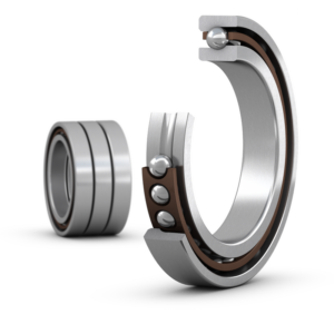 7022 CE/P4ATBTAMatched set of three super-precision, high-speed E design, single row angular contact ball bearings