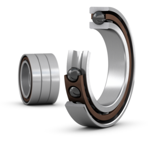 7000 CD/HCP4ATBTAMatched set of three super-precision, high-capacity, D design, single row angular contact ball bearings