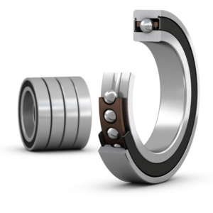 S7020 ACE/P4AQBCAMatched set of four super-precision, high-speed E design, single row angular contact ball bearings with seals
