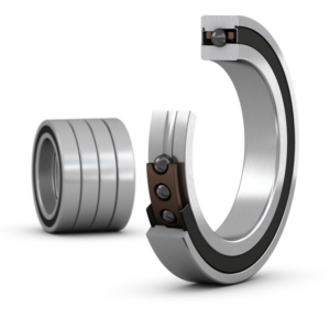 S71914 ACB/HCP4AQGAMatched set of four super-precision, high-speed B design, single row angular contact ball bearings with seals