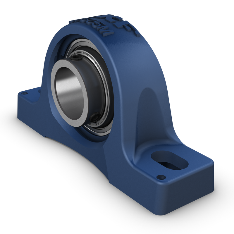 SY 35 TDWPillow block ball bearing unit with extended inner ring and set screw locking, cast iron, ISO standards