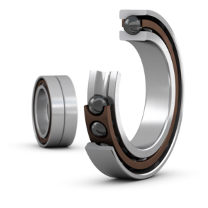 7010 CD/HCP4ADGBMatched set of two super-precision, high-capacity, D design, single row angular contact ball bearings