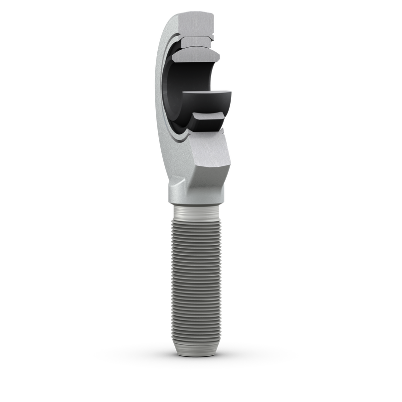 SAL 8 ERod end, requires maintenance, male thread