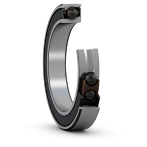S71911 ACEGA/HCP4ASuper-precision, high speed, E design, universally matchable single row angular contact ball bearing with seals