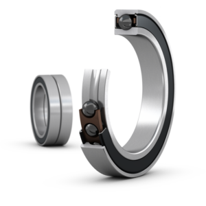 S71920 CE/HCP4ADGAMatched set of two super-precision, high-speed E design, single row angular contact ball bearings with seals