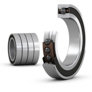 S7020 ACE/HCP4AQBCAMatched set of four super-precision, high-speed E design, single row angular contact ball bearings with seals