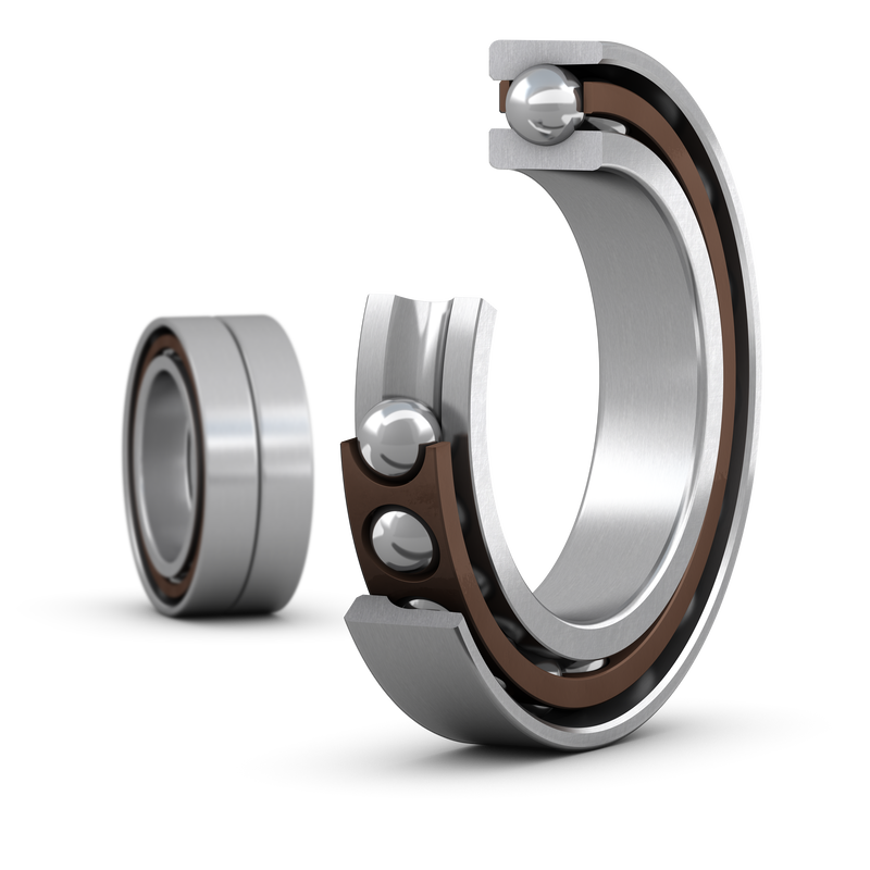 7005 ACD/P4ADBBMatched set of two super-precision, high-capacity, D design, single row angular contact ball bearings