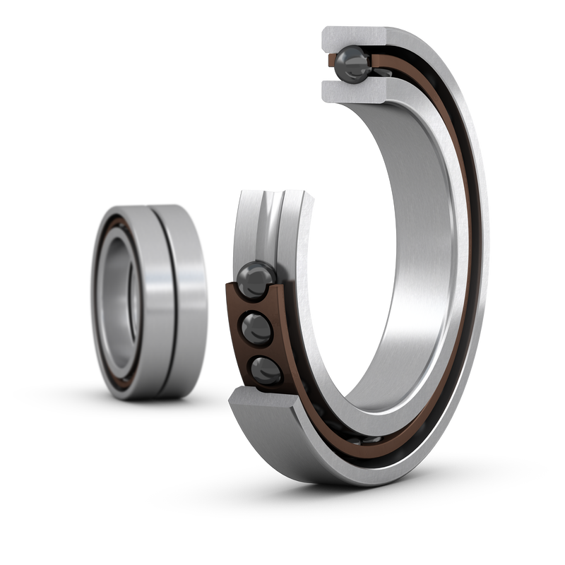 7002 CE/HCP4ADGAMatched set of two super-precision, high-speed E design, single row angular contact ball bearings