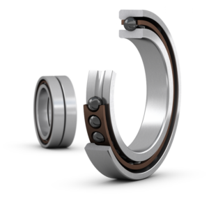 7022 CE/HCDTVQ126Matched set of two super-precision, high-speed E design, single row angular contact ball bearings