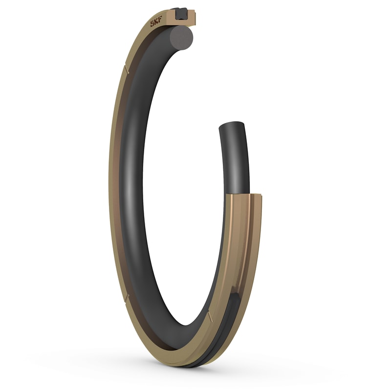 APR-140X124.5X6.3-AD1Piston seal with PTFE slide ring with incorporated seal element on dynamic surface
