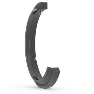DTW-10500-J2GPolyurethane snap-in wiper seal with a single lip, two additional static lips and notches on the inside edge