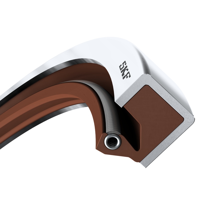 2600334Radial shaft seal for heavy industrial applications, metal-cased