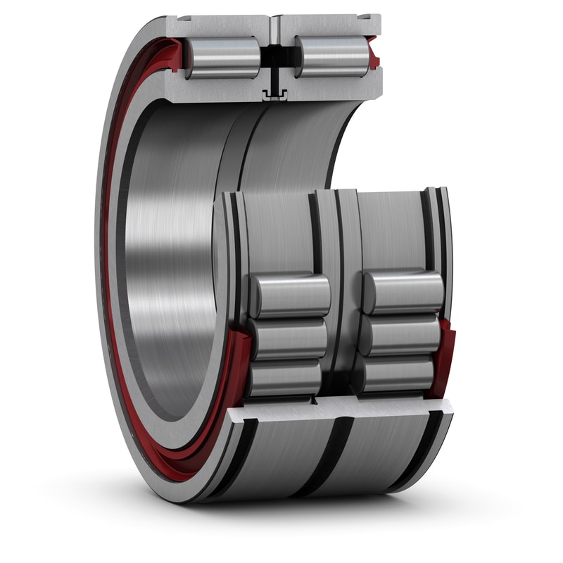 319452 B-2LSDouble row full complement cylindrical roller bearing, NNF design, with integral sealing and relubrication feature