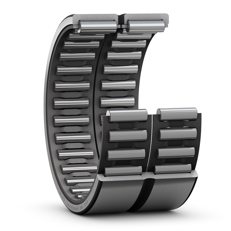 RNA 6915Double row needle roller bearing with machined rings, with flanges, without an inner ring