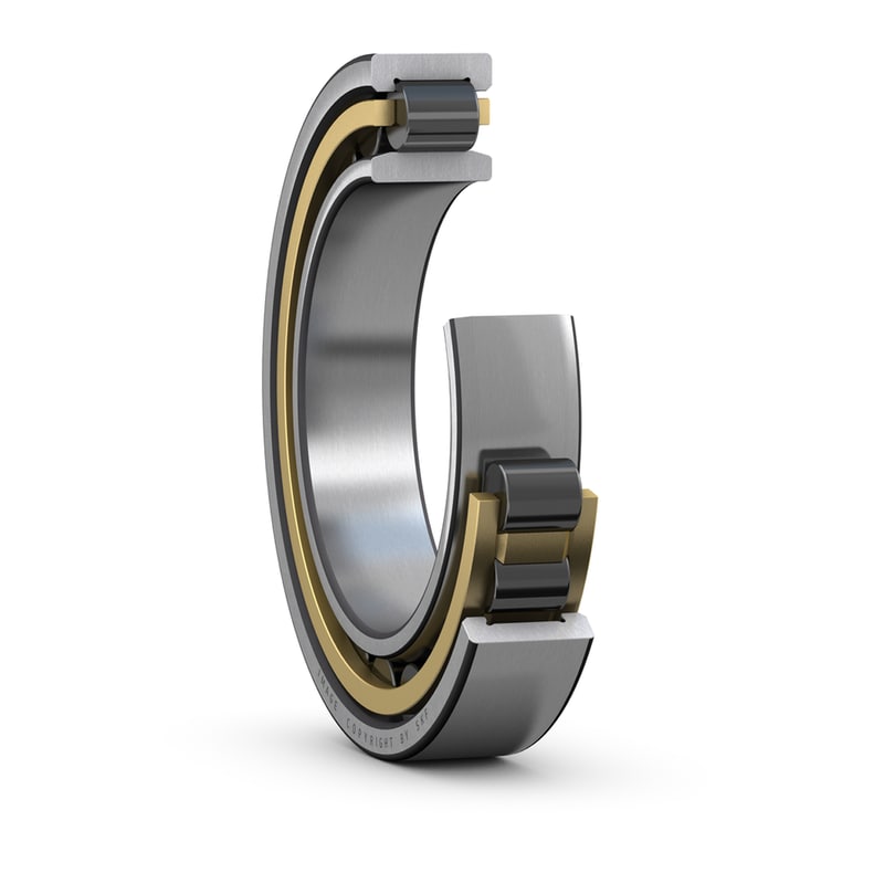 NU 1008 ML/HC5C3Hybrid single row cylindrical roller bearing, NU design