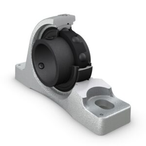 SY 50 TF/VA228Pillow block ball bearing unit with extended inner ring and set screw locking, high temperature, cast iron, ISO standards