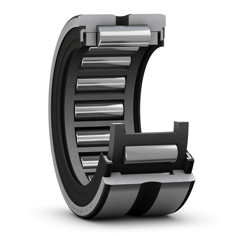 RNA 4909.2RSSingle row needle roller bearing with machined rings, with flanges and integral sealing, without inner ring