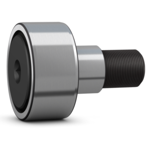 KRVE 52 PPCam follower (stud-type track roller) with eccentric collar, integral sealing and relubrication feature
