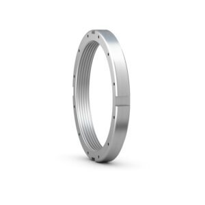 N 060Lock nut with inch thread, for locking by lock washer or locking plate