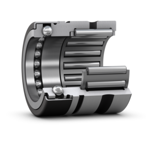 NX 30 ZCombined needle roller / thrust ball bearing (full complement thrust part) with a cover