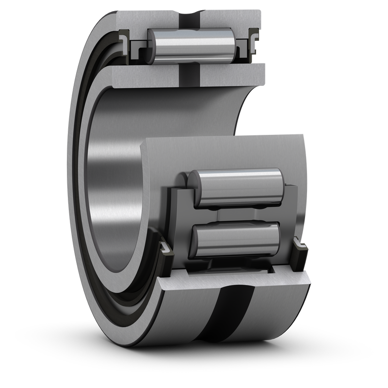 NA 4905.2RSSingle row needle roller bearing with machined rings, with flanges and integral sealing