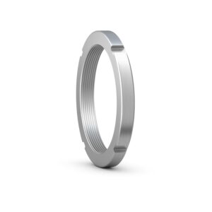 KM 13Lock nut with metric thread, for locking by lock washer