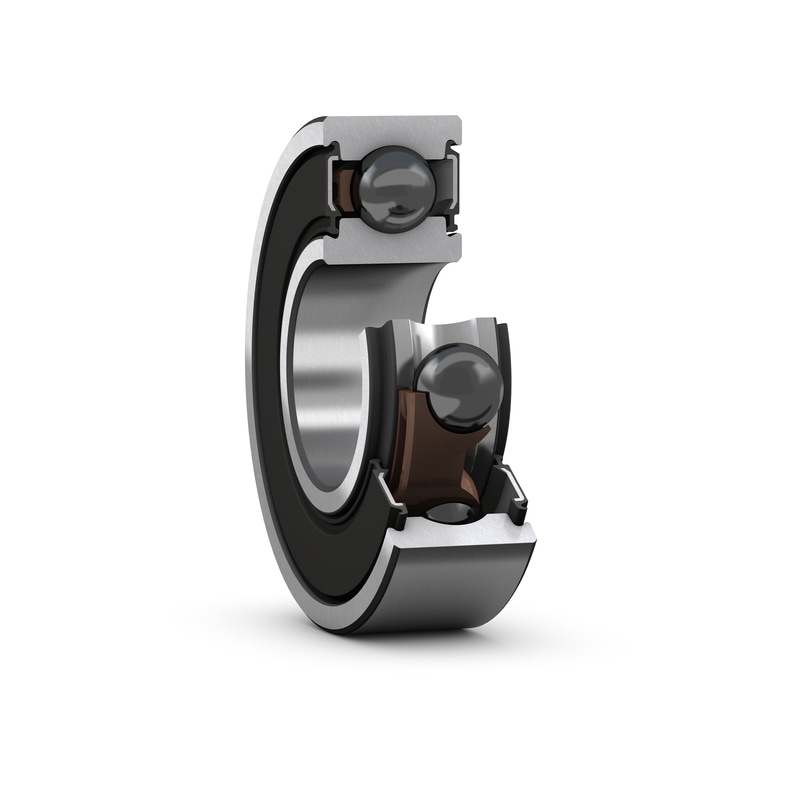 626-2RSLTN9/HC5C3WTF1Hybrid deep groove ball bearing with low-friction seals on both sides