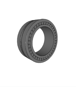 BT2B 328283/HA1Double row tapered roller bearing, TDI design