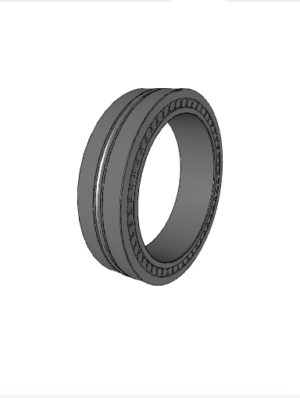 BT2B 331848Double row tapered roller bearing, TDI design