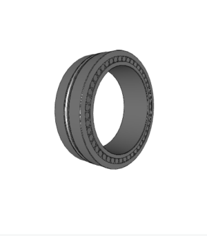 BT2B 328523/HA1Double row tapered roller bearing, TDI design