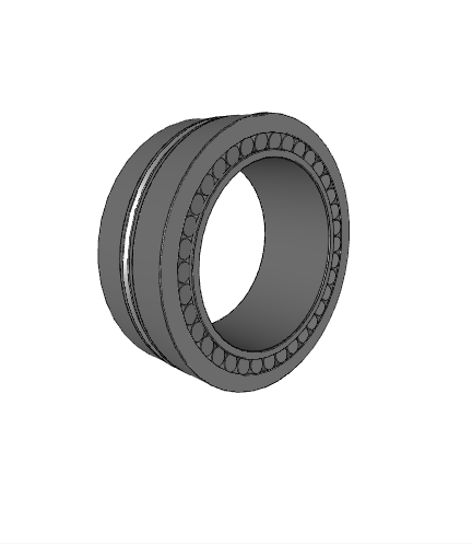 BT2-8164/HA4Double row tapered roller bearing, TDI design