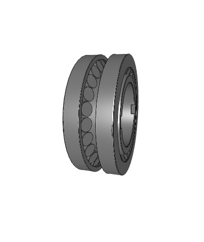 332068Double row tapered roller bearing, TDI design