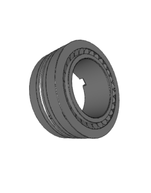 332169 ADouble row tapered roller bearing, TDI design